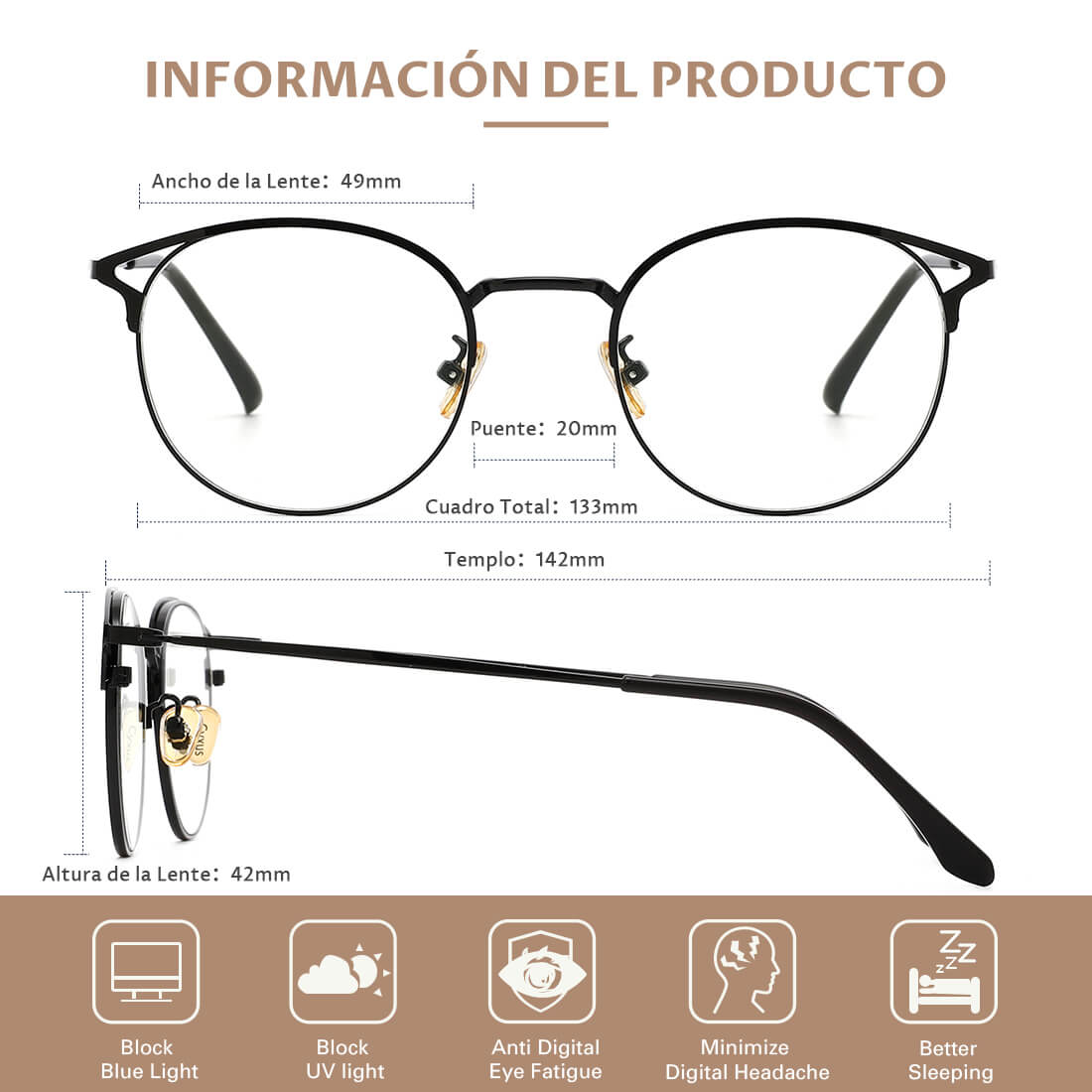 Lentes para Computadora 8092.