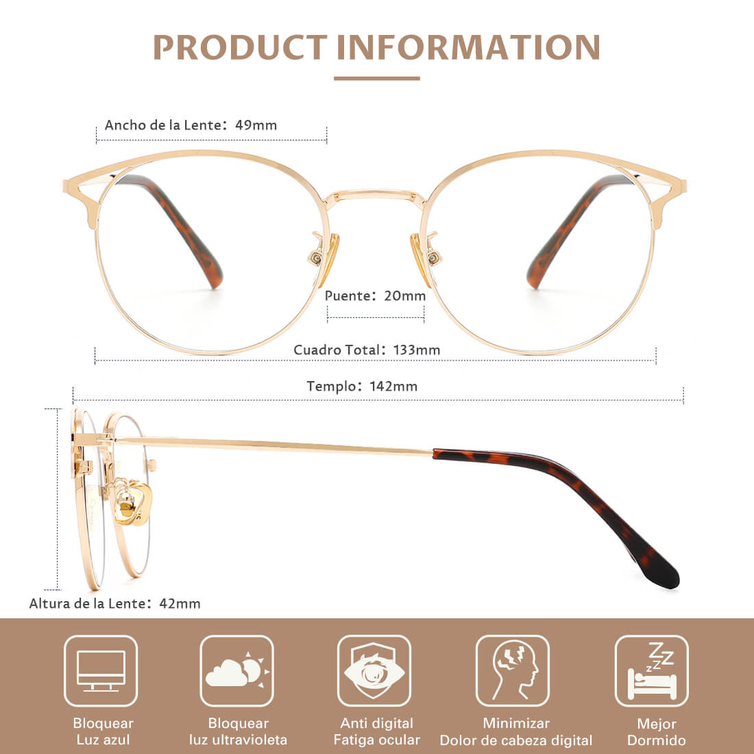 Lentes para Computadora 8092.